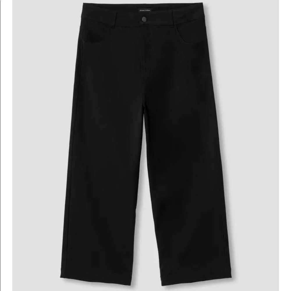 Universal Standard Faye Stretch Crop Pant Black 10